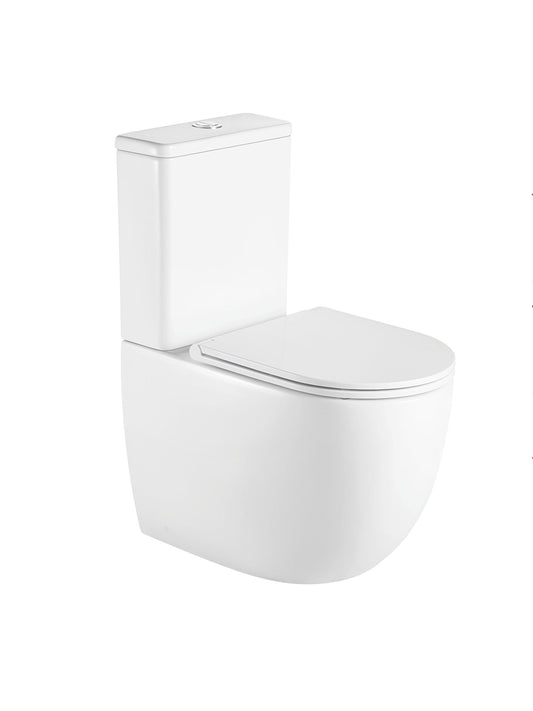 Branch Rimless Fully Back To Wall Pan With Cistern And Soft Close Seat
