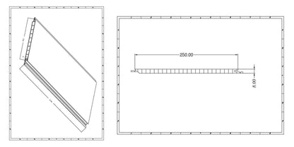 8mm Grey Stone Classic Ceiling Panel